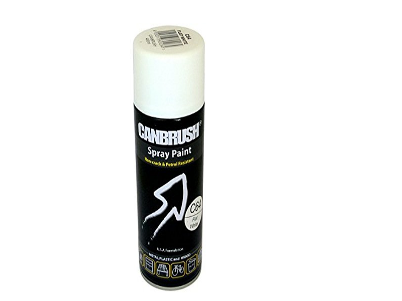 Petrol Resistant400ML CANBRUSH AEROSOL SPRAY PAINT, METAL/WOOD/PLASTIC