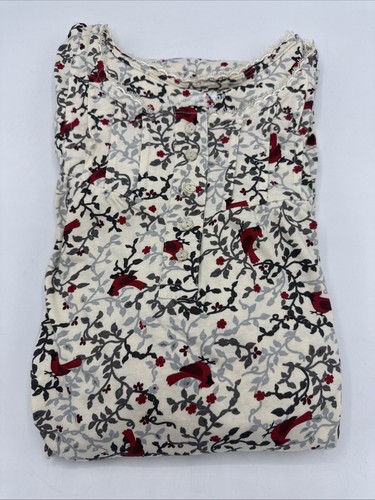 Dreams Co petite cardinal bird nightgown 2X Granny Core - Picture 3 of 5