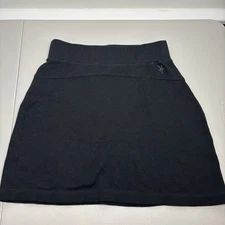 Ibex Merino Skirt Black Wool Hiking Active Women’s XS FLAWS