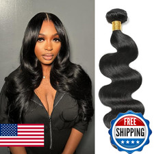 Human Hair Bundles Body Wave 18 Inch 1 Bundle Quick Weave 12A Real Human Hair Ex
