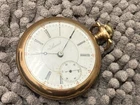 old  pocket watch ILLINOIS 15 jewels c 1898  cal 51  18s FAHYS GUARANTEED 20 Y