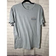 O'Neill Men's Casual T-Shirt Light Blue Graphic Logo Tee Surf Brand