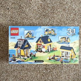 LEGO Beach Hut 31035 Creator 3 in 1 Complete Set 286 Pieces Surfer Boy