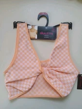 No Boundaries Bralette Seamless Twist Reversible Bra Size Medium NWT 