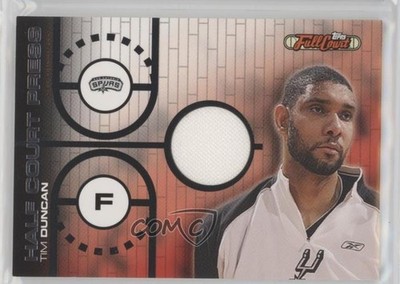 2006-07 Topps Full Court Half Press Relic 222/249 Tim Duncan #HCP14 HOF 16yo