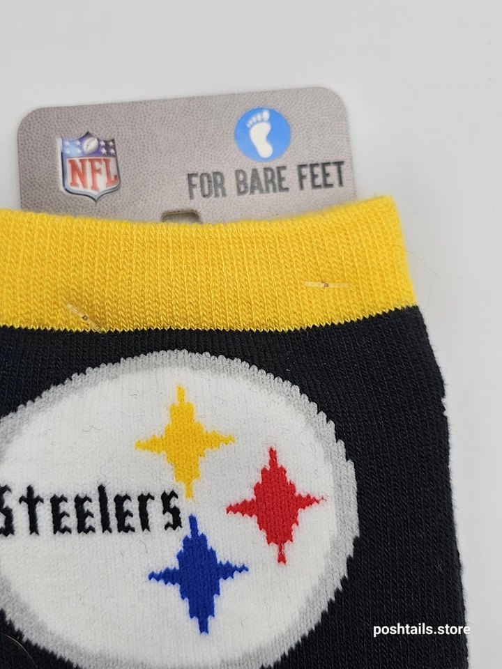 Праздничные тематические зимние носки Pittsburgh Steelers размер M командные цвета с гномами - Изображение 3 из 4