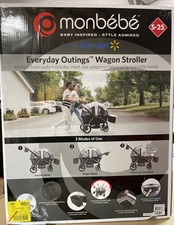 Monbebe Everyday Outings Wagon Stroller, Cobblestone Grey, Toddler, Unisex. NEW