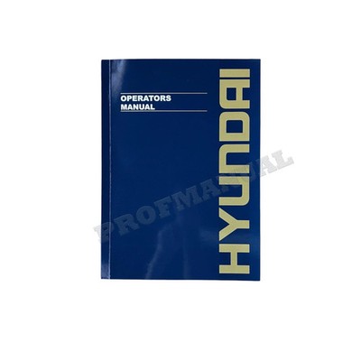 Hyundai R55-7A CRAWLER EXCAVATOR Operators Maintenance Manual