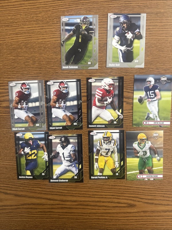 sage football Cards 
