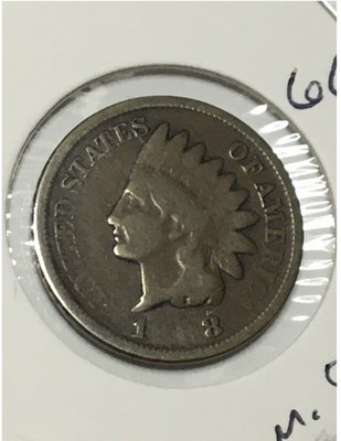 1888 Indian Head Cent Penny ERROR Missing DATE
