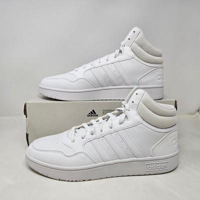 Adidas Hoops 3.0 Mid 'Triple White' / ID9838 / Men's Size 9