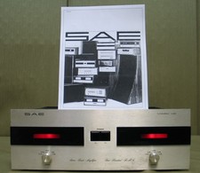 SAE Mark IIIC Vintage Monster Stereo Power Amplifier  Fully Tested  Recapped 