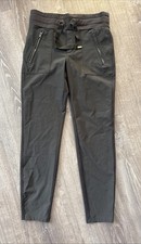 Athleta Comfy Drawstring Athletic Pants Women’s 4 Taupe Athleisure