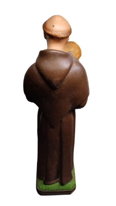 St. Antonius von Padua mit Jesuskind – Figur Statue – handbemalt H: 37 cm - Bild 2 von 4