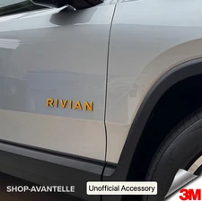 R1S R1T  Side Lettering Vinyl Skin Decal - 3M Vinyl (2 pack)