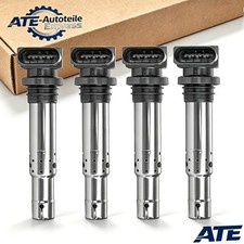 4x Zündspule Zündmodul für Seat Ibiza Skoda Fabia VW Polo 6R 9N Audi A3 1.2-1.6