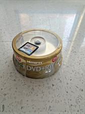 Memorex DVD RW 25 Pack 4x 4.7 GB 120 min Rewritable Spindle NEW SEALED