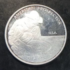 1 oz Silver Bullion JET BULLION AMERICAN PROSPECTOR WE COMBINE SHIPPING #R943
