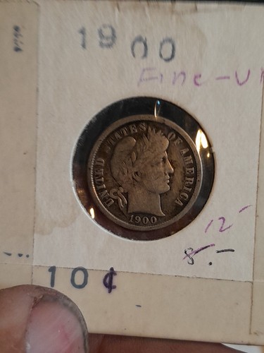 8 Barber Dimes Some Nice Coins - Bild 14 von 17