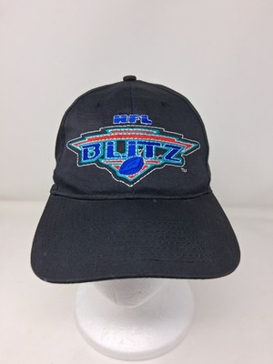 Rare 1998 Nintendo 64 Official NFL Blitz hat, black, nice details Excellent Cond