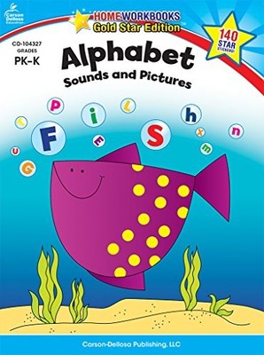 ALPHABET, GRADES PK - K: GOLD STAR EDITION (HOME By Carson-dellosa Publishing