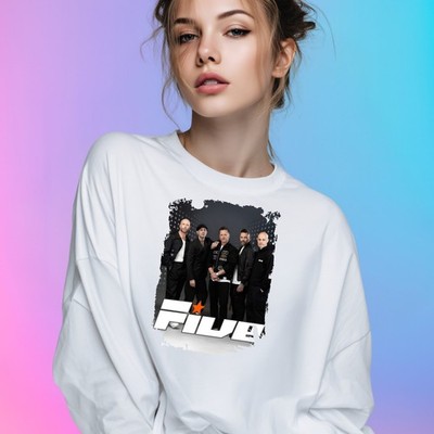 FIVE BOY Band Pullover Musik Tour Veranstaltungsort & Termine bedruckt Fans Top Geschenk Sweat-Shirt
