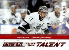 2024-25 Upper Deck Credentials Front Row Talent Red Anze Kopitar /149 Los