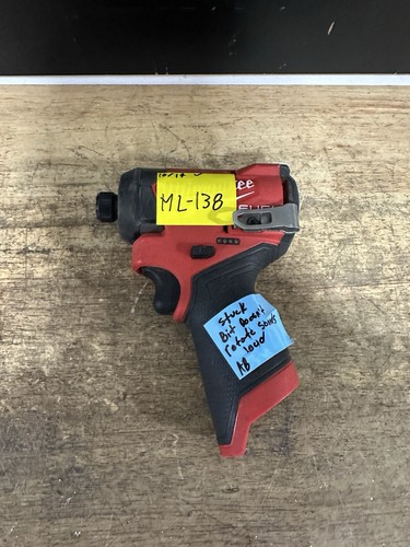 Milwaukee M12 Fuel 1/4in Hex Impact Driver (3453-20) For Parts Or Repair ML-138