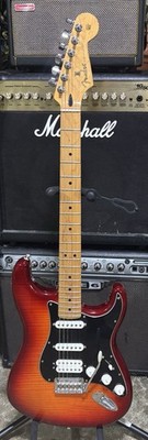 Fender Player Stratocaster Plus Top with Maple Fretboard - Aged Cherry Burst