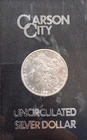 90% Silver 1883 CC Uncirculated Morgan Dollar