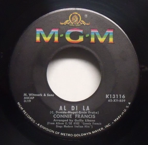 Connie Francis - I'm Gonna' Be Warm This Winter - 1962 NM 45 & Picture Sleeve - Image 4 of 4