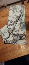 Laura Ashley Josette Duck Egg Blue & Charcoal Linen Blend Fabric 3,940cm x140cm