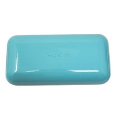 Tiffany Co Eyeglass Sunglasses Hard Case Box Aqua Blue Logo Empty Authentic