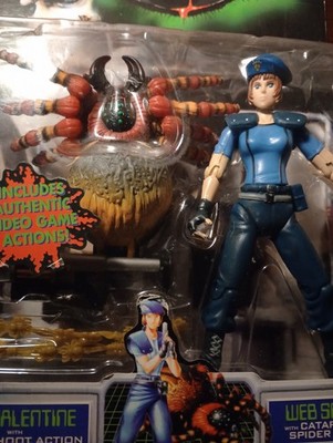 Jill Valentine & Spider Resident Evil Toybiz Biohazard Toy Biz Figure -OPEN BOX-