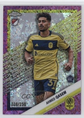 2025 Chrome MLS Pink Mini-Diamond Refractor /250 Ahmed Qasem #192 Rookie RC 05ol