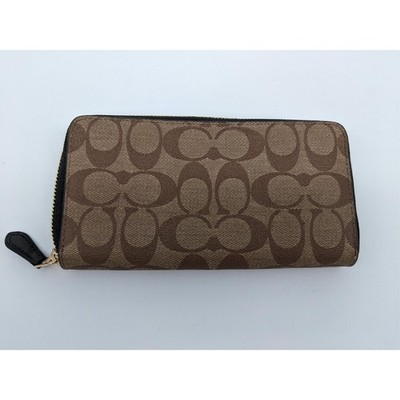 Coach F75614 Pac Man - Khaki Zip Wallet | eBay