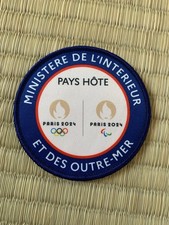 Magnifique Écusson Collection Police Jeux Olympiques De Paris