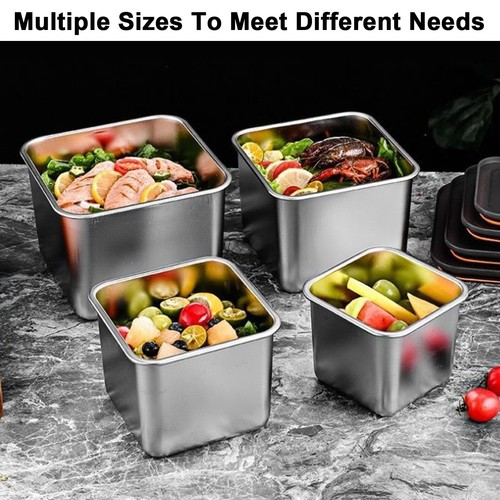 Stainless Steel Food Containers, Meal Prep Container, Bacon Cheese Container ... - Picture 7 of 7