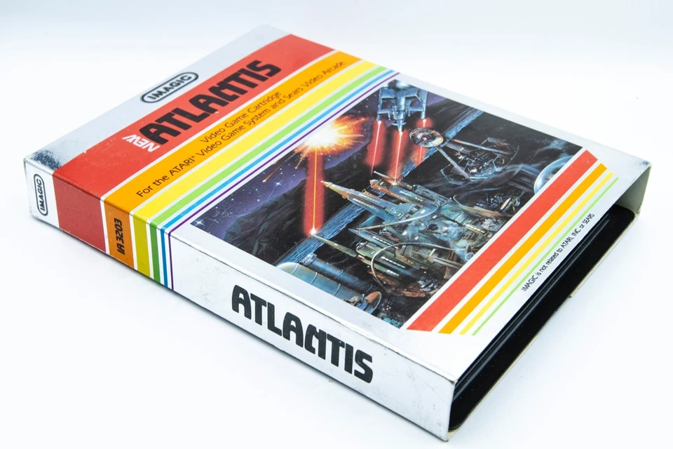 Atlantis Atari 2600 | Cartridge Box Manual CIB | Tested & Working - Image 2 of 4