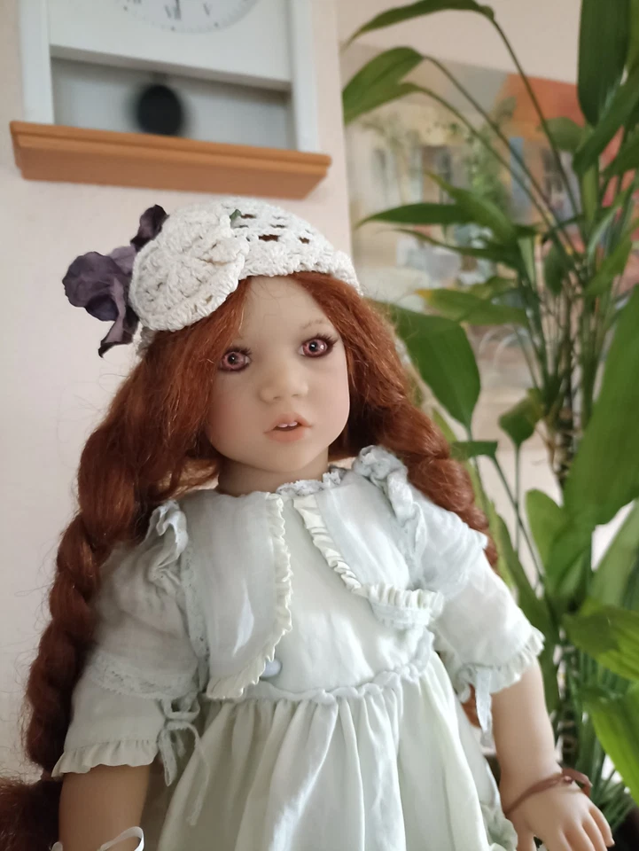 Annette Himstedt Künstlerpuppe "Tinka" - mit Zertifikat in OVP von 1997 - Bild 2 von 3