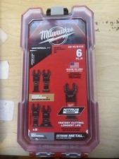 BRAND NEW Milwaukee 49-10-9112 6 Piece Multi-Tool Oscillating Blade Kit