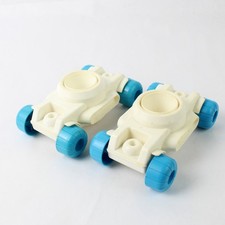 Lot of 2 Vintage Tomy Small Stuff Moon Buggy Plastic Toy Accessories