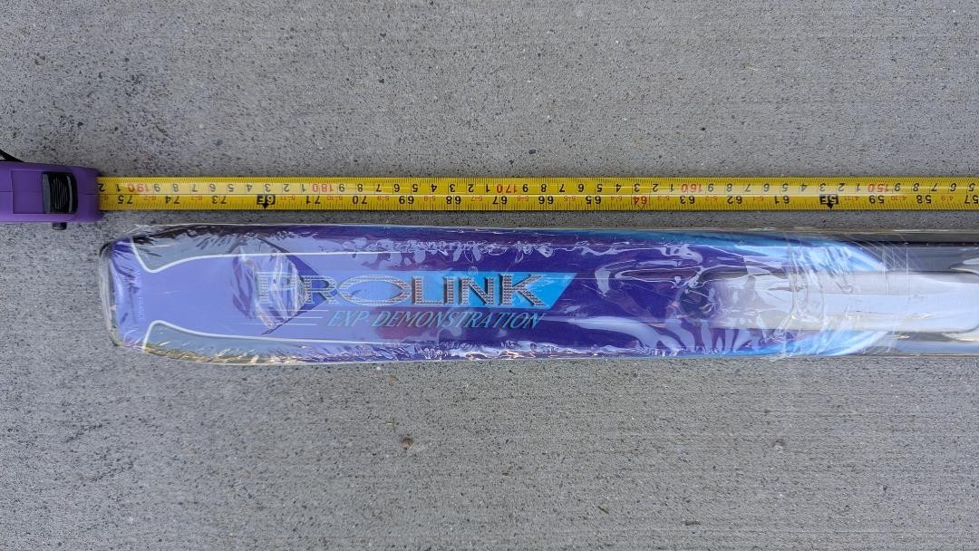 Brand New Salomon Prolink Exp. Demostration Skis 190cm (Purple