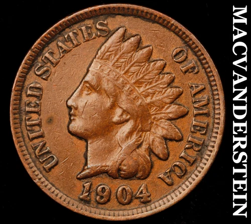 1904 Indian Head Cent- Extra Fine Better Date No Reserve #i9099