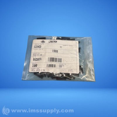 Lindstrom M4X20 913 45H Bag of 100 Grub Screws FNOB