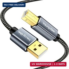 Printer Cable 20 Ft,Usb Printer Cable High Speed USB 2.0 a Male to Type B Male