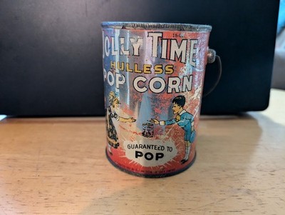 Vintage Jolly Time Popcorn Tin