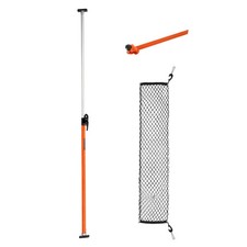 Vevor Cargo Bar Ratcheting Cargo Bars 40-73 Adjustable With Net Divider Bar