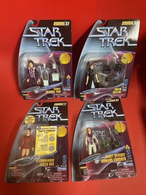 STAR TREK Action Figures Playmates Warp Factor Series Lot Of 4.   (2)