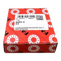 1X Fag 6205-C-C3 = 6205/C3 Rillenkugellager 25X52X15 Mm Kugellager